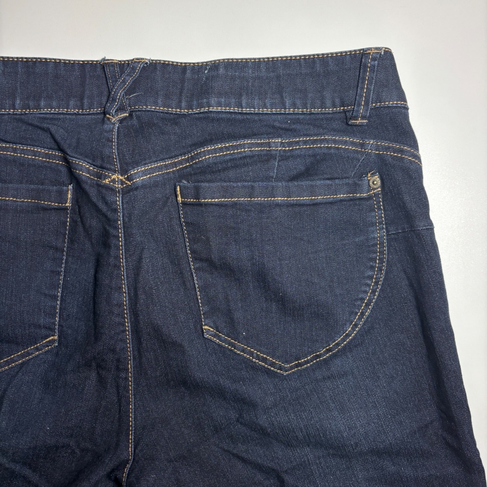 Democracy Ab solution Booty Lift Dark Wash Denim Jeans Women's 14 Stretch - Picture 4 of 11
